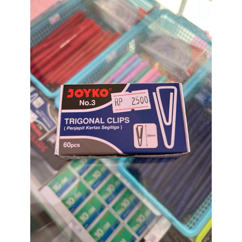 

Trigonal Clips Penjepit kertas segitiga joyko No 3 paper clip joyko no 3