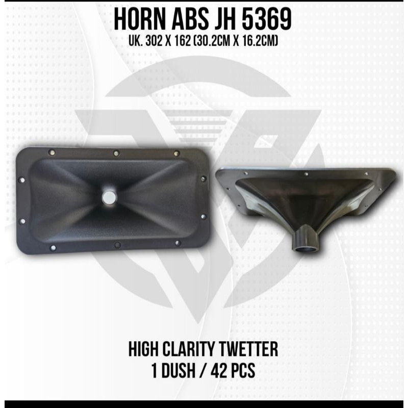 CORONG DRIVER TWEETER HIGH CLARITY TWEETER HORN ABS JH 5369 CORONG TWEETER MODEL JBL HORN 302 X 162