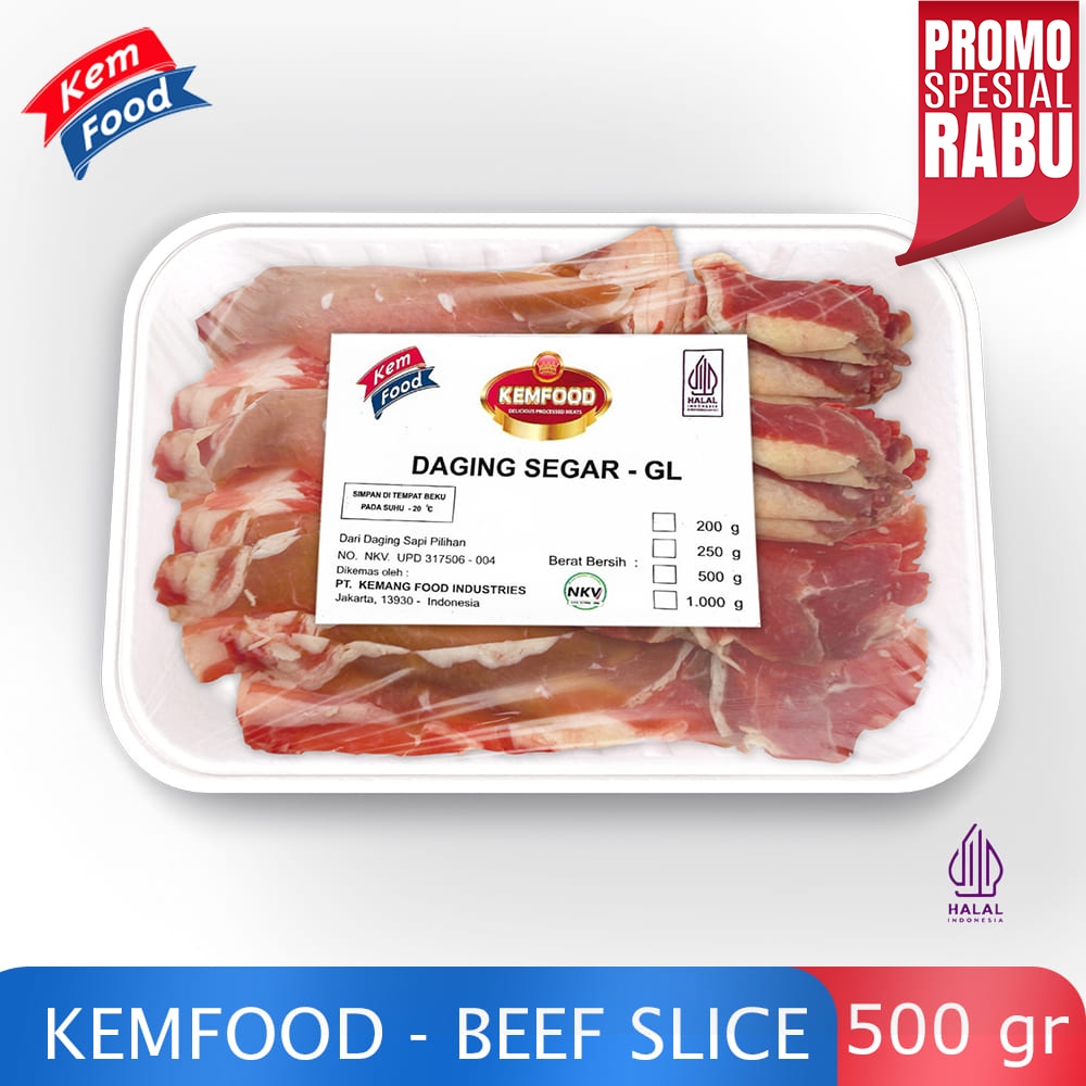 

Kemfood - Beef Slice for Grilled and Shabu [Promo Rabu]