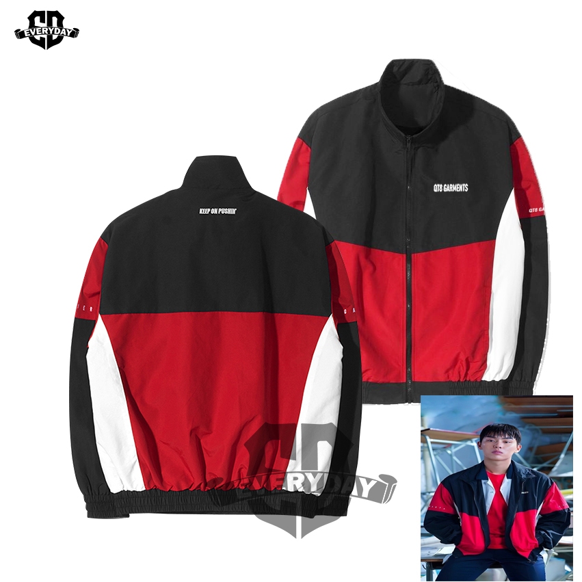EVERYDAY Jaket Tracksuit CHOI HYUNWOOK Outfit Ahn Suho Kdrama Taslan M L XL Drakor Weak Hero Class