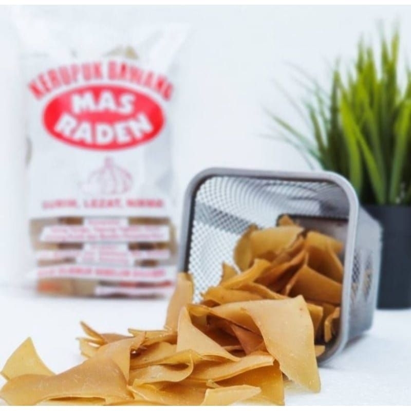

kerupuk rambak mentah krupuk rambak beras rasa bawang mas raden 250g
