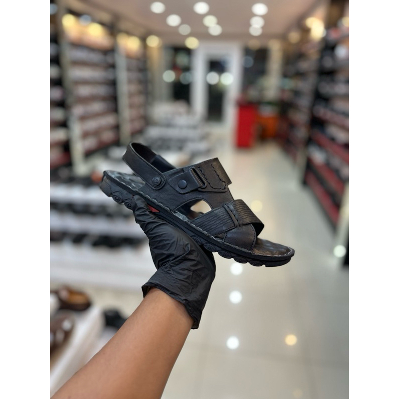 Royal Homme | Sanda Kulit | Sandal Royal Homme | Sandal Tali Belakang | Sandal Casual