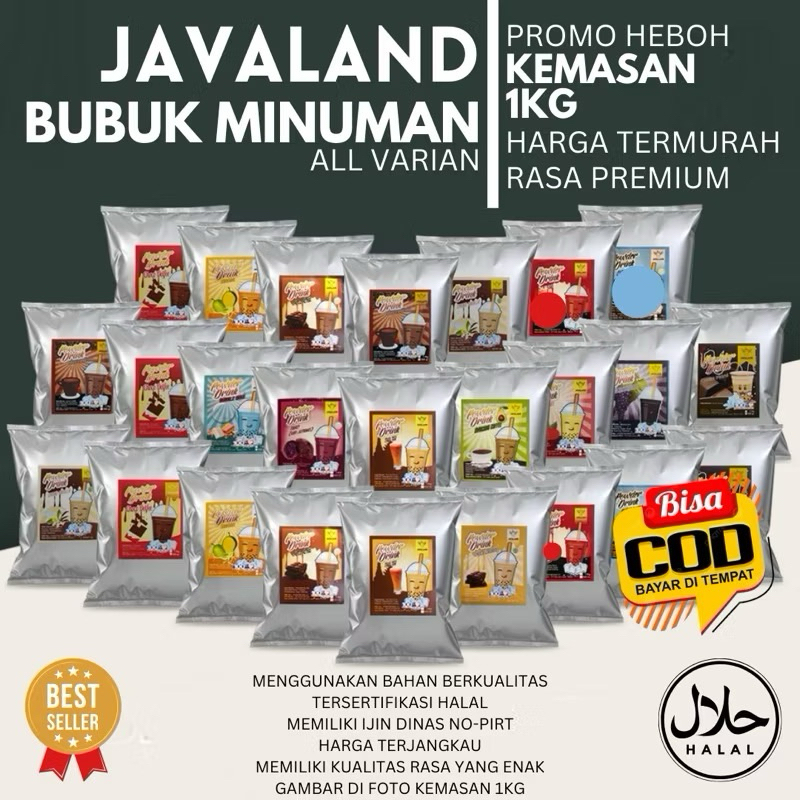 

(Mix Sugar) Bubuk Minuman Boba Capcin Javaland