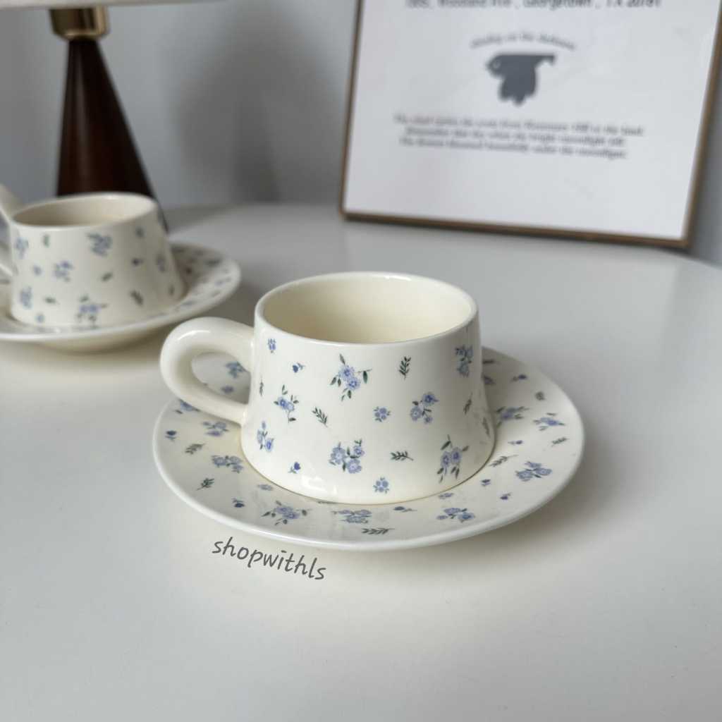 AMY CUP & SAUCER / Pum Cup & Saucer/Cangkir Teh Vintage Pum/Cangkir Teh Mewah/Cangkir Teh Cantik