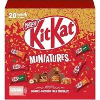 

NESTLE KITKAT MINIATURES BOX 20 BREAK TO SHARE ( HALAL )
