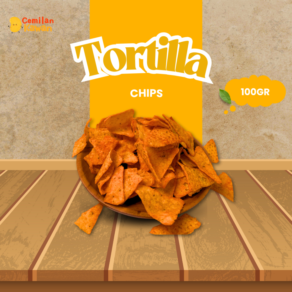 Cemilan Kawan - Tortilla Chips 1kg Snack Kiloan