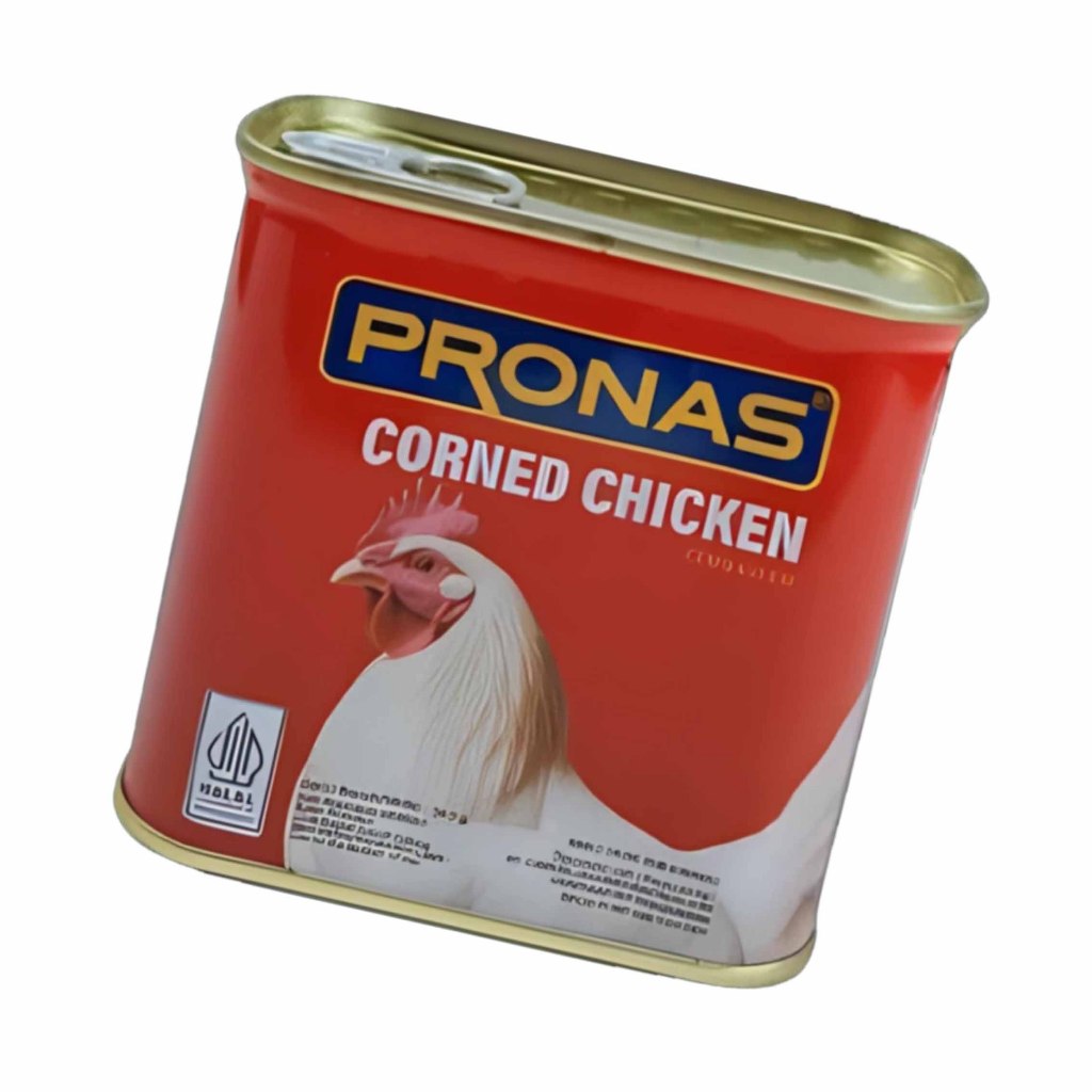 

Pronas / Corned Chicken Combination / Kornet Daging Ayam Kombinasi / 340gr