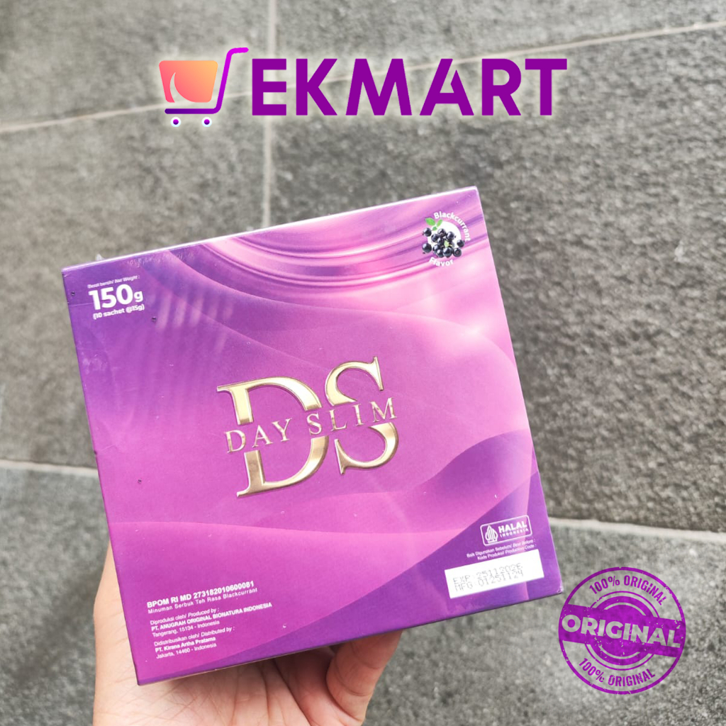 

1 BOX DAYSLIM FIBER TEA BLACKCURRANT WITH COLLAGEN - DAY SLIM BLACKCURRANT FIBER TEA WITH COLLAGEN - TEH KURUS - TEH LANGSING - TEH DIET - BPOM DAN HALAL 100% ORIGINAL