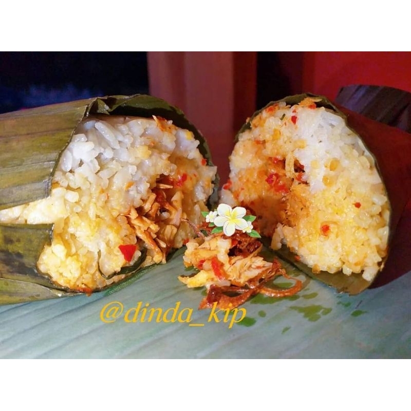 

nasi bakar ayam suwir