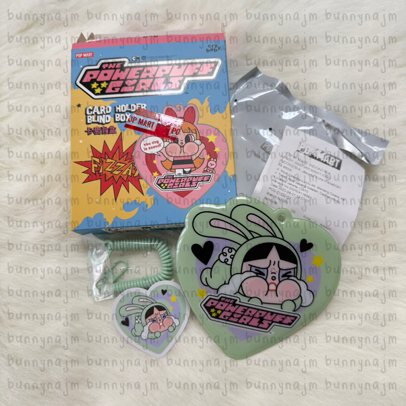 

POP MART CRYBABY x Powerpuff Girls Series - Card Holder Unsealed Bunny Buttercup luggage tag
