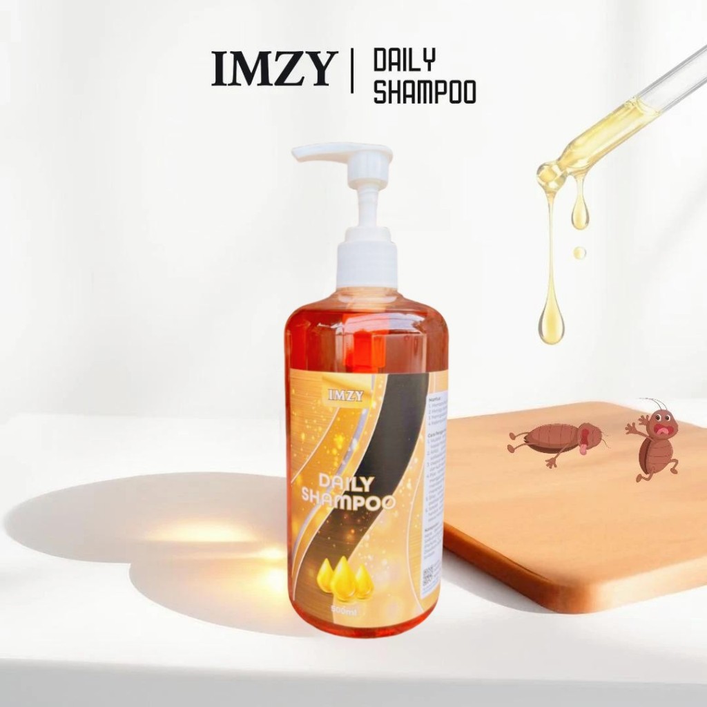 IMZY DAILY SHAMPOO Sampo perawatan ANAK dan DEWASA sampo kutu dan ketombe BPOM Original