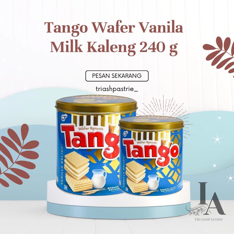 

Tango Wafer Vanilla Milk Kaleng 240g