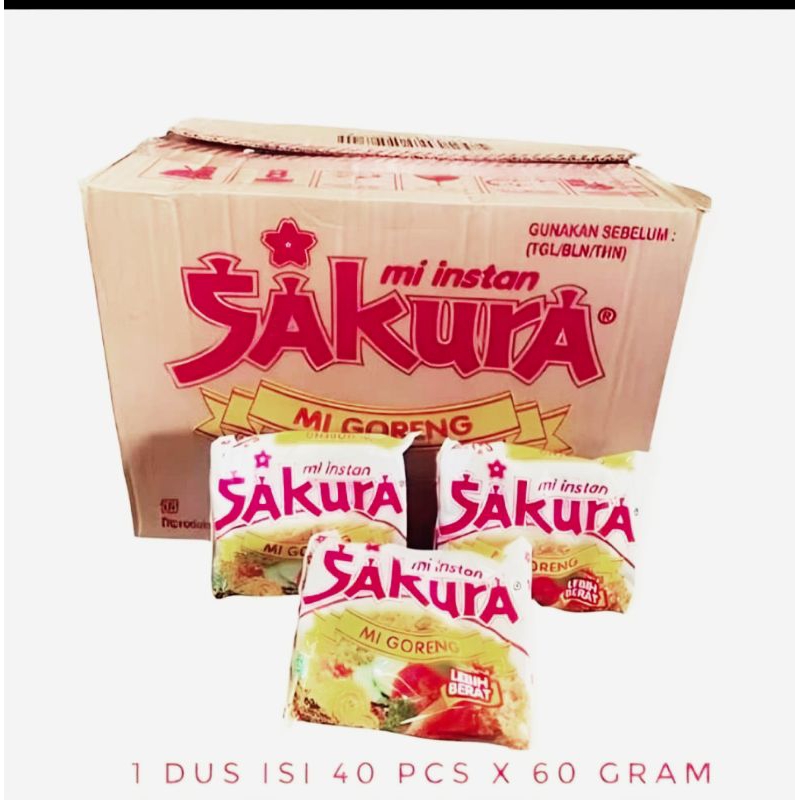 

Mie instan sakura isi 40x60gr