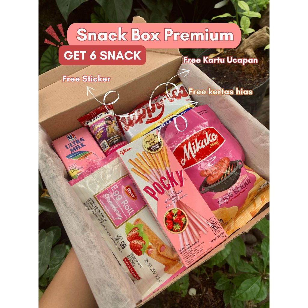

Nalandra Snackbox Hampers Pink Edition Snack Premium Untuk Kado Ulang Tahun dan Wisuda