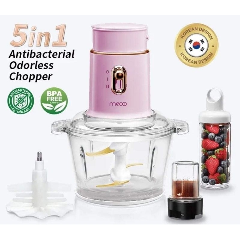 mecco most aesthetic 5 in 1 Chopper antibacterial