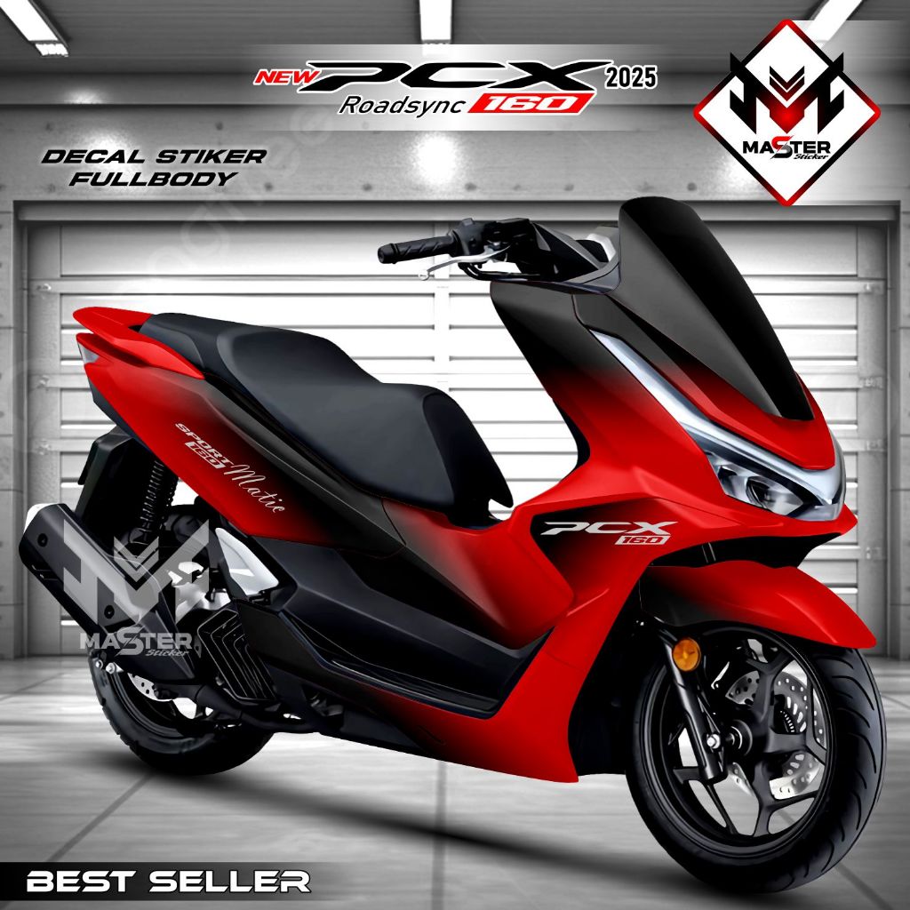 TERLARIS - Decal Dekal New PCX 160 Roadsync 2025 Fullbody - Stiker Sticker Pcx Roadsync 160 Fullbody