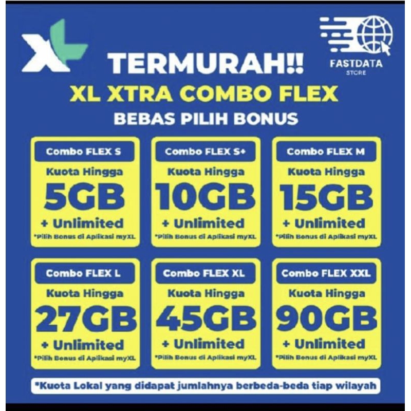 XL PAKET DATA COMBO FLEX S