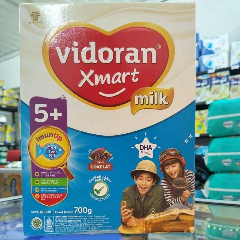 

VIDORAN XMART MILK 5+ COKELAT (700 GRAM)