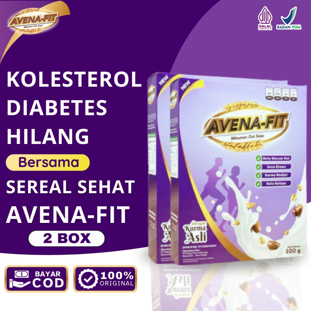 

Avenafit - 2 Box Sereal Oat Susu Atasi Kolesterol Serta Sehatkan Jantung BPOM