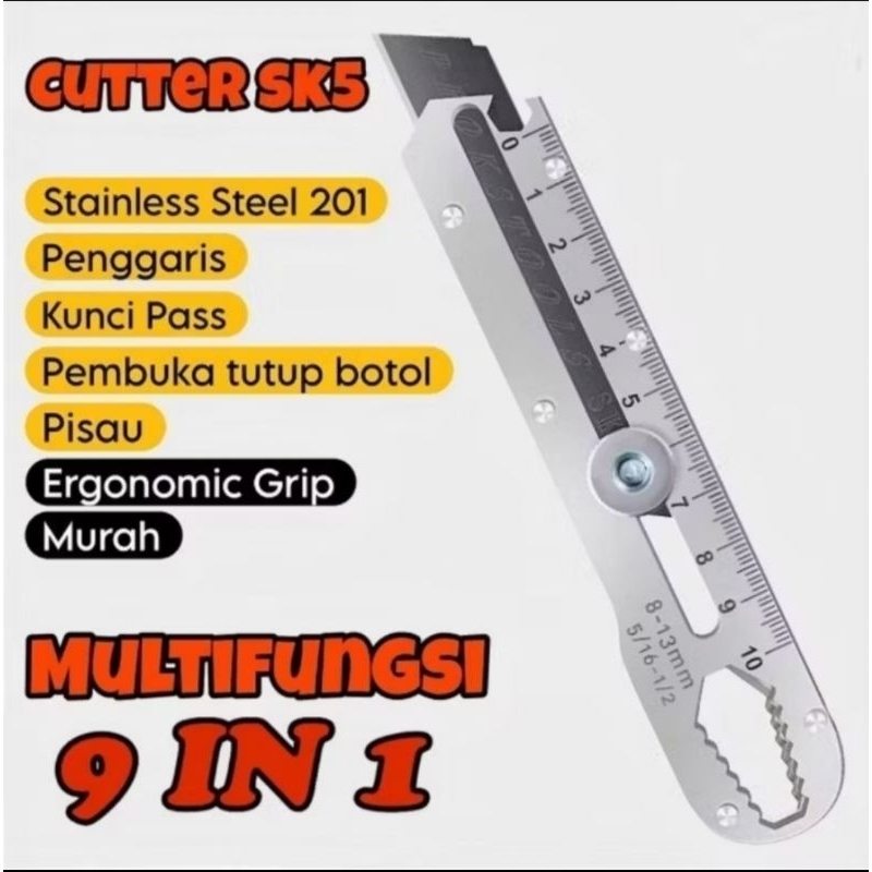 

Cutter stainless steel multifungsi