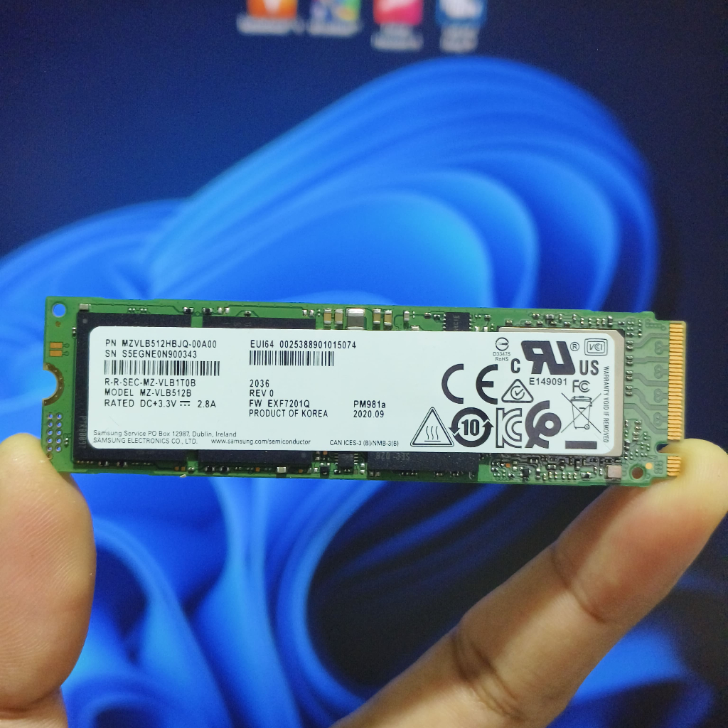 SSD M.2 NVME SAMSUNG 512GB SENTINEL 95%