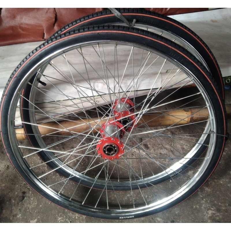 TANPA AS, HANYA RODANYA SAJA, RODA GEROBAK VELG BECAK