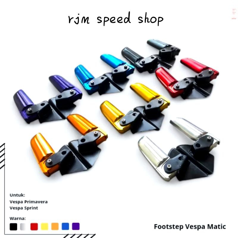 Footstep Vespa Matic / Footstep Vespa Primavera / Footstep Vespa Sprint / Pijakan Kaki Vespa