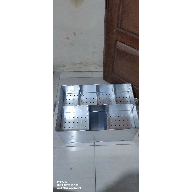 dandang bakso kotak sekat 6 uk p. 60×40 tinggi 30