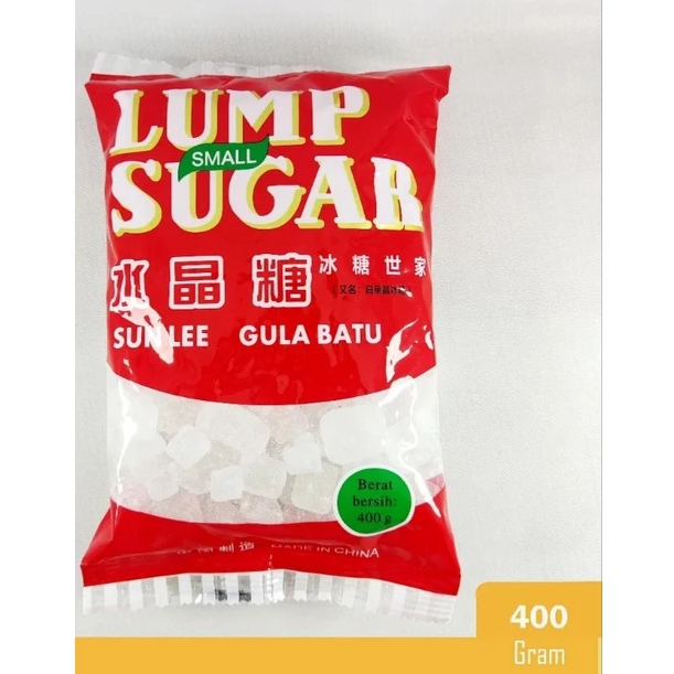 

Gula Batu Lump Sugar Rock Sugar 400gram Gulabatu