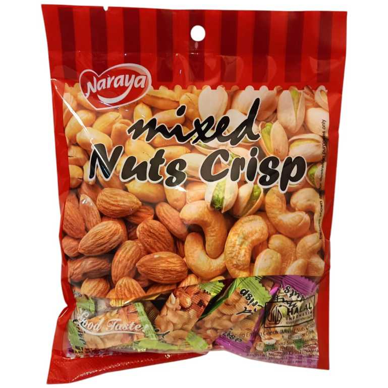 

NARAYA MIXED NUTS CRISP / Kacang Mix Import Crispy Nuts 120g
