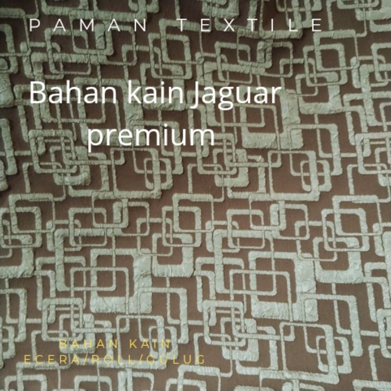 Bahan Kain Jacguar Motif Timbul Premium/Kain jaguar Motif/Bahan Jaguar Embors premium/Kain murah
