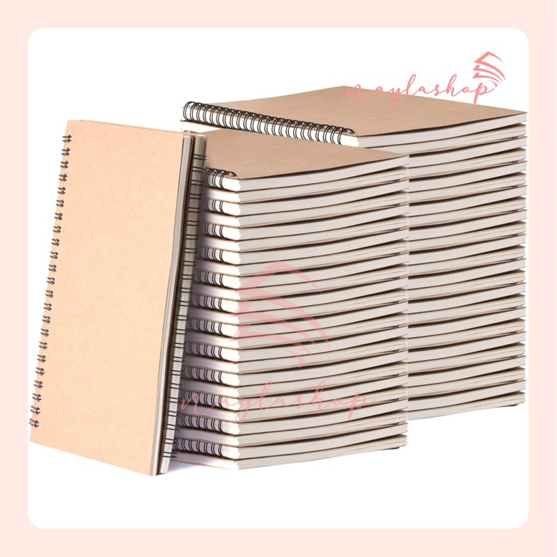

Buku catatan A5 100pcs/box - Wired Spiral, Cover Tebal, Cocok untuk Sekolah & Kantor