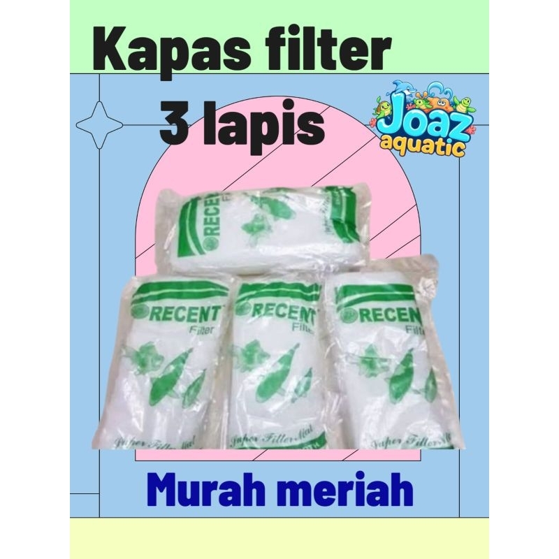 kapas filter/kapas dakron/kapas busa filter aquarium