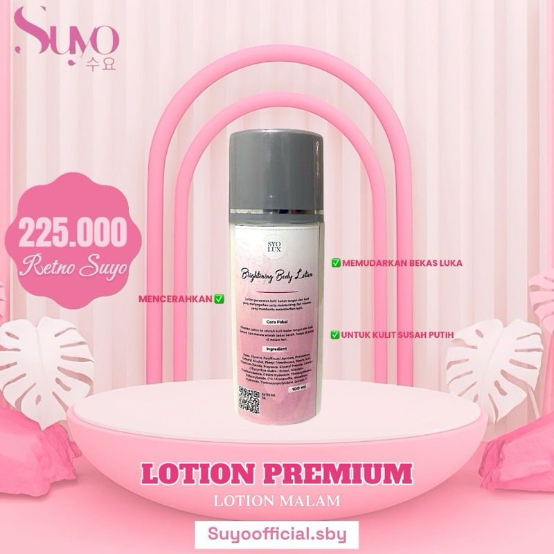 SUYO LOTION MALAM PREMIUM
