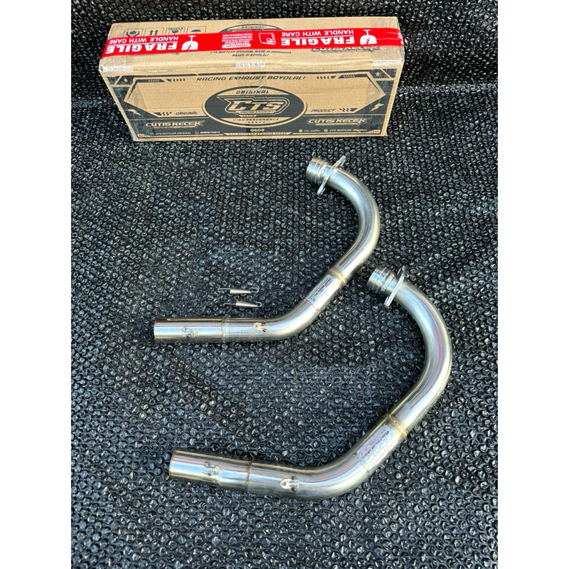 LEHER SAMBUNGAN KNALPOT CORBI KLEPER ORIGINAL CTS MUFFLER