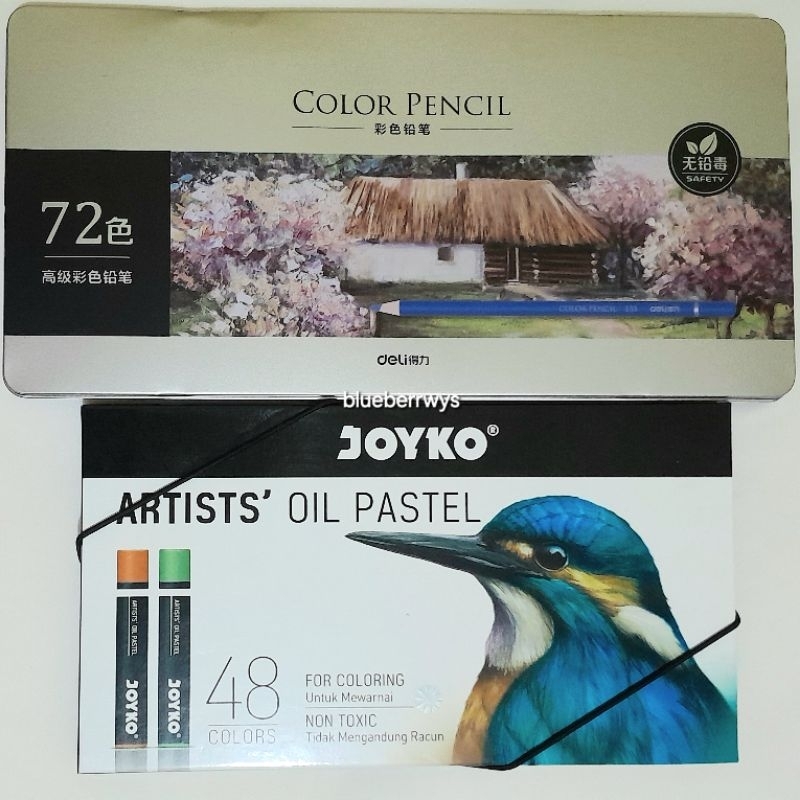

PRELOVED DELI OIL COLOR PENCIL 72 WARNA