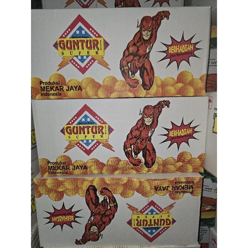

CHIKI GUNTUR SNACK DUS isi 40 bungkus