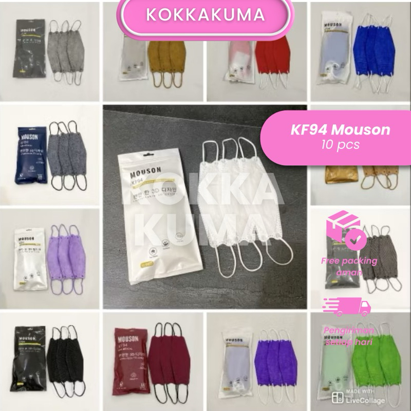 ( MOUSON ) Masker KF94 4 Ply Evo Plusmed Masker 4D KF 94 Murah Ready