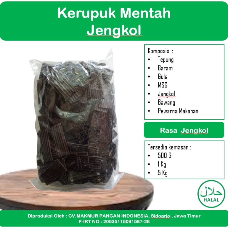 

KERUPUK JENGKOL 5 kg MENTAH