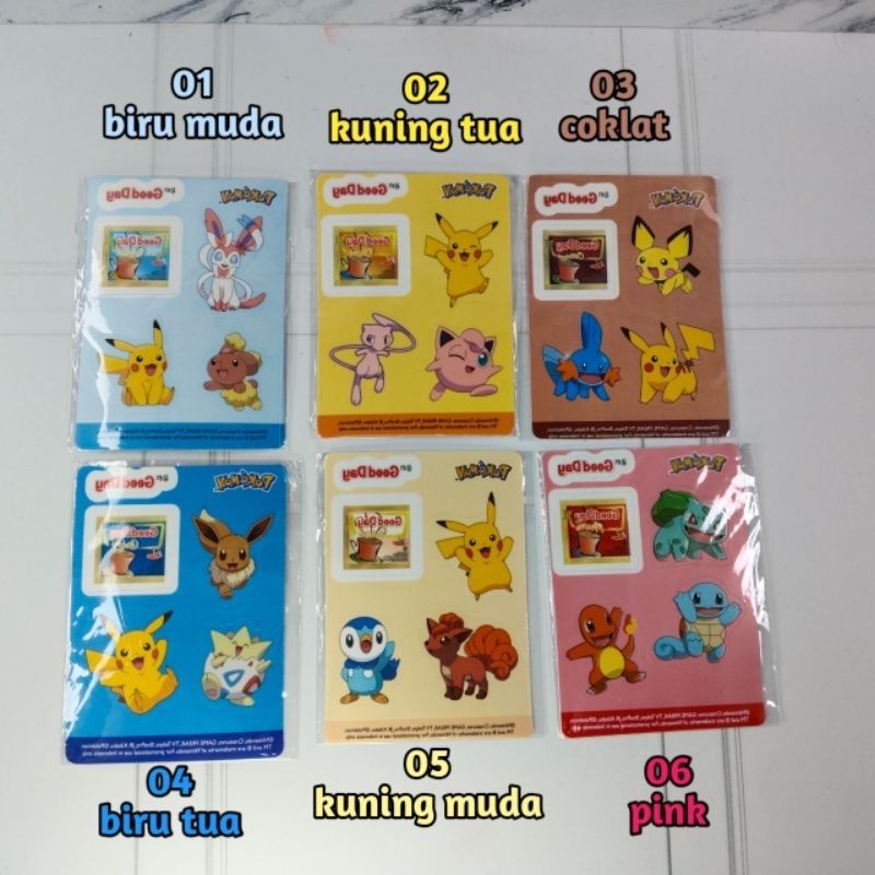 

Sticker pokemon X good day kopi collab pokemon stiker limited edition kolektor