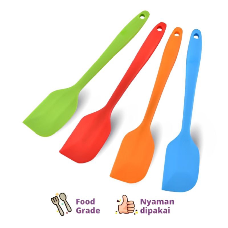 Spatula Silicon Tahan panas / Spatula Silikon Tahan Panas / Spatula Masak / Spatula Kue