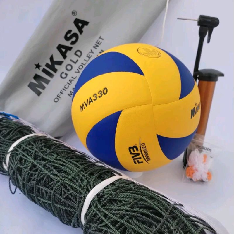 1 Set Net Voli Import & Bola Voli MIKASA PROLIGA Original Size 5