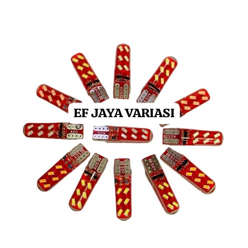 Lampu Led T10 Kedip Lampu Senja Kota 12/24V Mobil Pickup Truk & Bus Sepasang