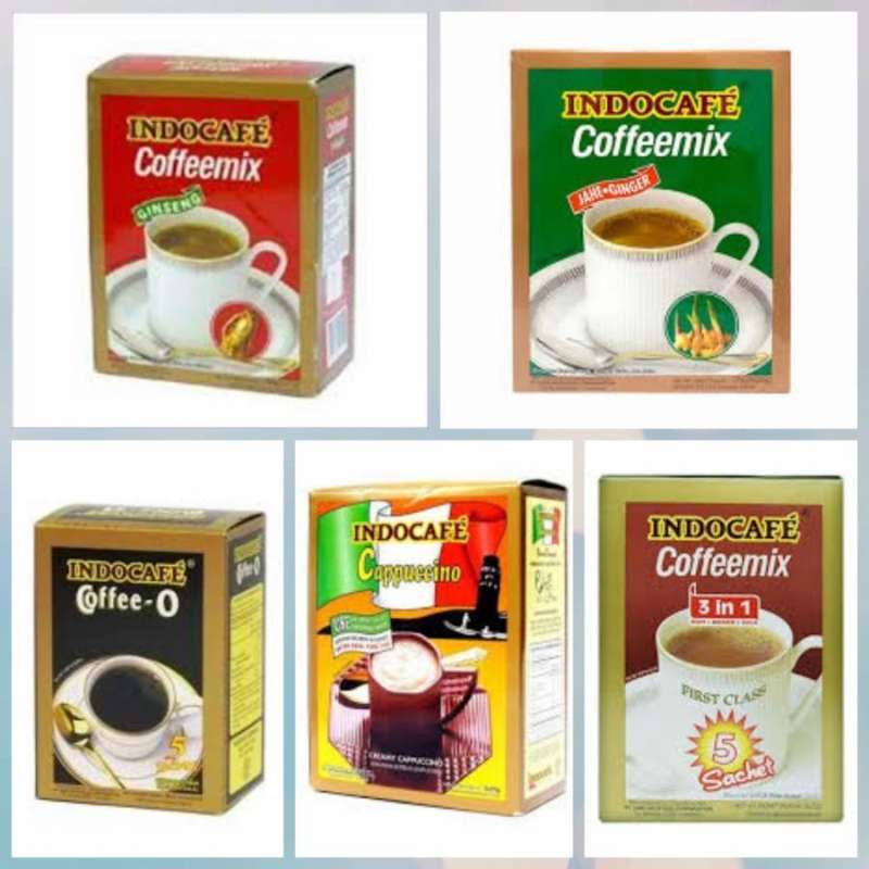

Indocafe cappuccino / coffee-0 isi 5 sachet