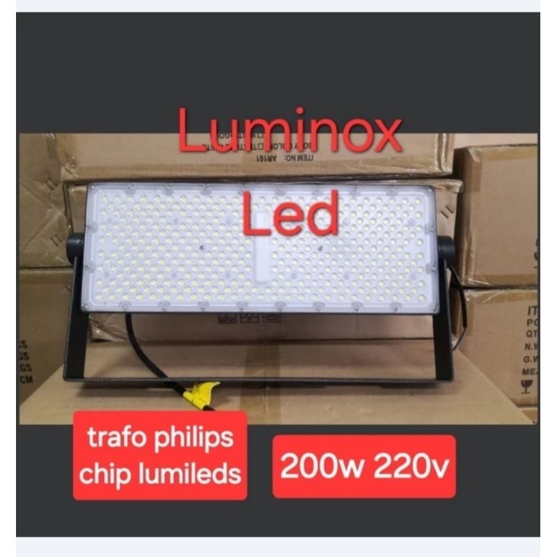 lampu sorot led trafonya philip 200watt 200w / tembak flood light smd 200w 200 watt 220volt