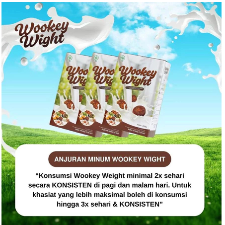 

BPOM Wookey Weight - Susu Penambah Berat Badan BPOM Herbal Alami Paket Nutrisi