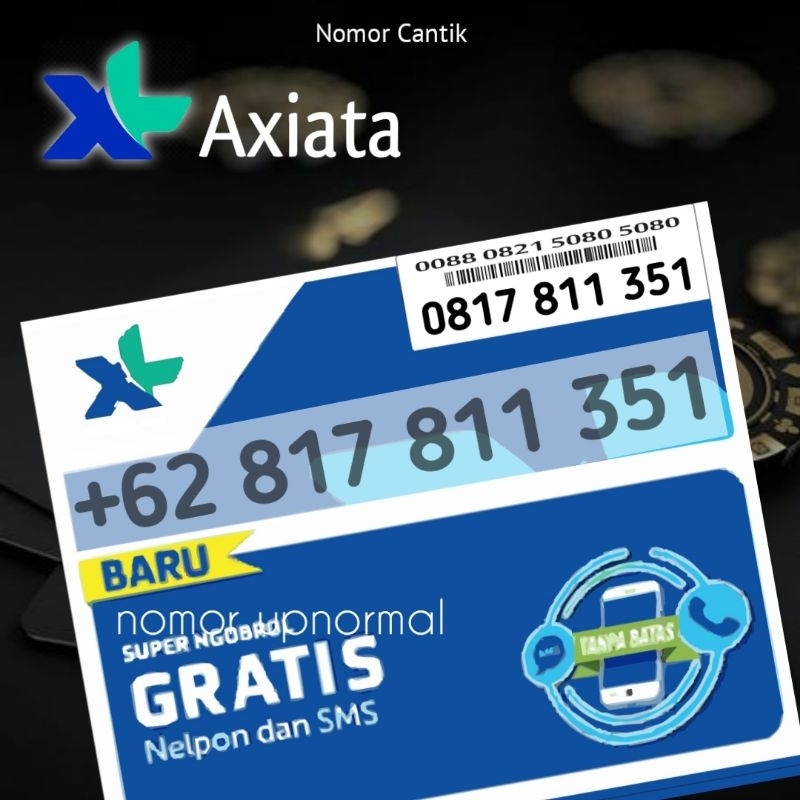 Nomor cantik xl 10 digit langka angka minimalis 351 811351 0817