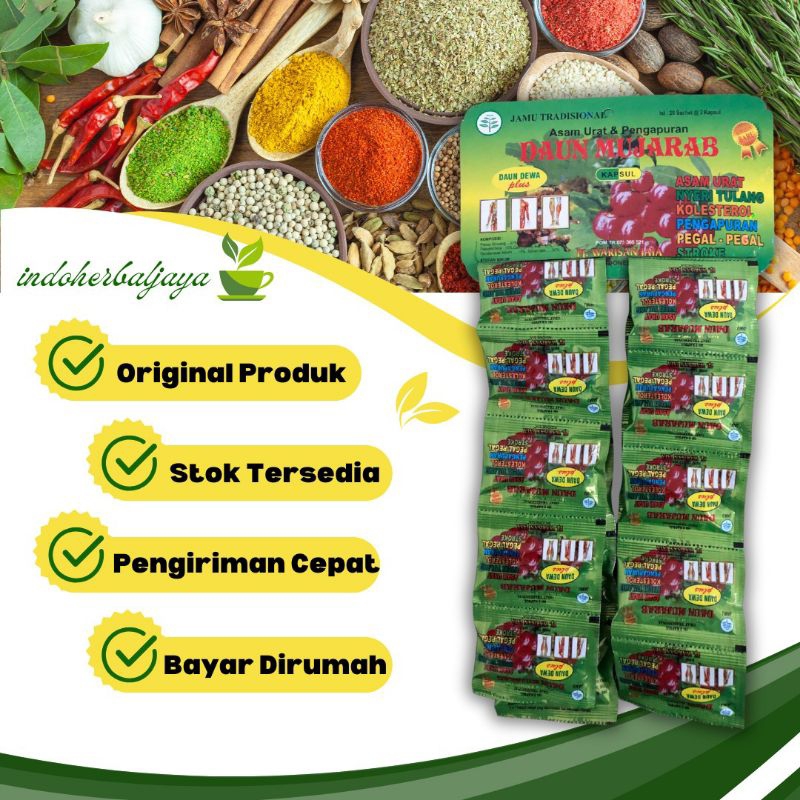 

Kapsul Daun Mjrb Original 100% ASLI