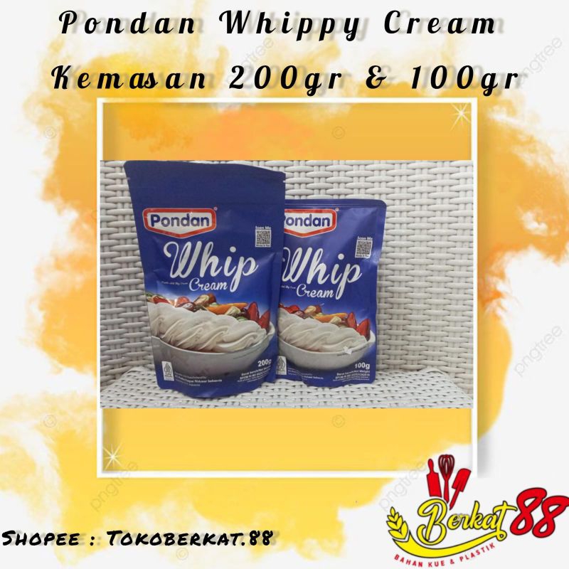 

PONDAN WIPPY CREAM TERSEDIA KEMASAN 200GR & 100GR