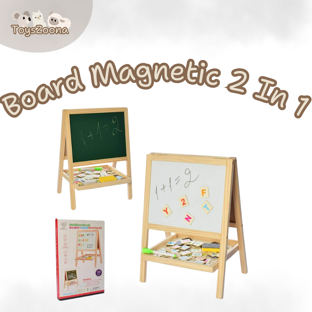 

ToysZoona Board Magnetic 2 In 1 Double Sided Sketchboard